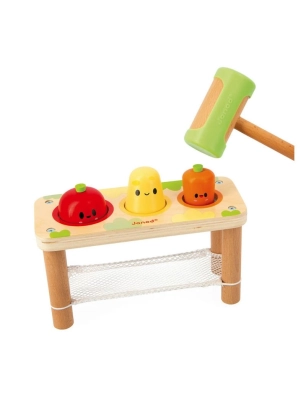 Juego para golpear verduras de Janod