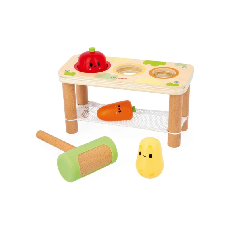 Juego para golpear verduras de Janod