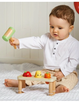 Juego para golpear verduras de Janod
