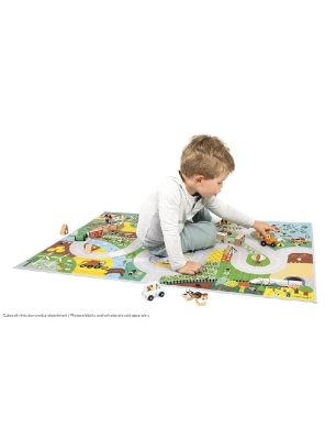 Alfombra Juegos con carreteras de Janod