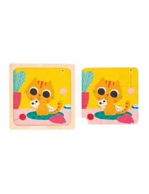 Puzzle el gato Peanut de Janod