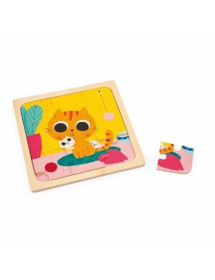Puzzle el gato Peanut de Janod