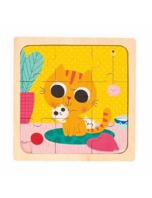 Puzzle el gato Peanut de Janod