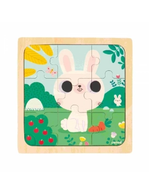 Puzzle el conejo Blanco de Janod