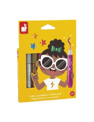 Pegamento con purpurina de Janod