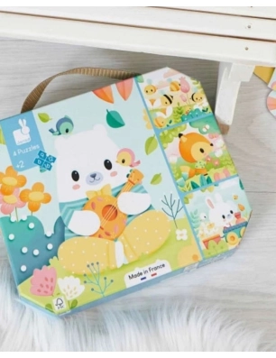 Pack Puzzles 6-9-12-16 piezas de Janod