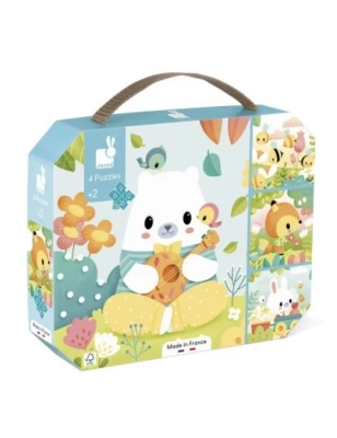 Pack Puzzles 6-9-12-16 piezas de Janod