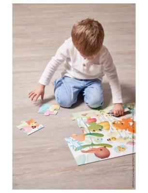 Puzzle compañeros jardín de Janod