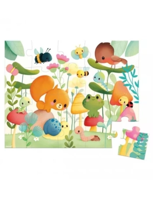 Puzzle compañeros jardín de Janod