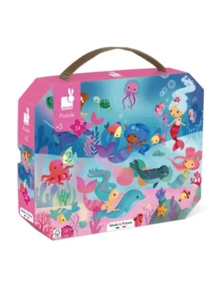 Puzzle Sirena 24 piezas de Janod