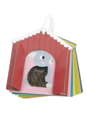 Cartas táctiles granja de Janod