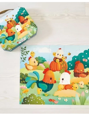 Puzzle Granja 20 piezas de Janod