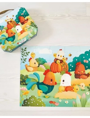 Puzzle Granja 20 piezas de Janod