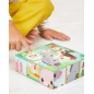 Puzzle cubos animales granja de Janod