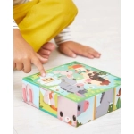 Puzzle cubos animales granja de Janod