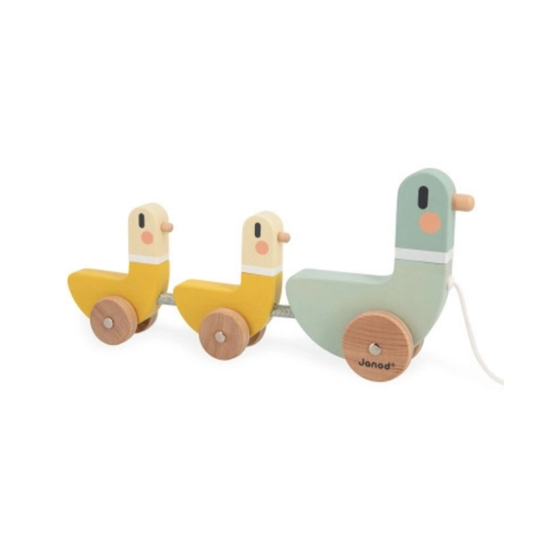 Patos madera de arrastre Janod