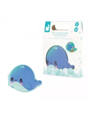 Mi libro para el baño ballena de Janod