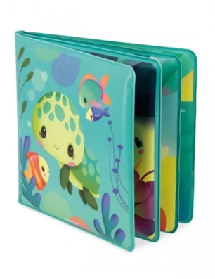 Libro para el baño Vida mágica de tortugas de Janod