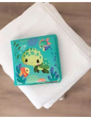 Libro para el baño Vida mágica de tortugas de Janod