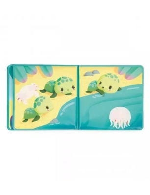 Libro para el baño Vida mágica de tortugas de Janod