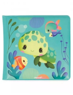 Libro para el baño Vida mágica de tortugas de Janod