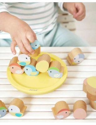 Juguete equilibrio pájaros de Janod