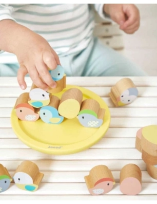 Juguete equilibrio pájaros de Janod