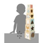 Pirámide 6 cubos de Janod