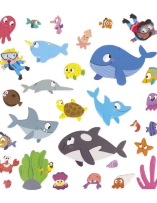 Libro Magnético Mg'Stories fondo marino de Janod