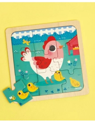Puzzle la gallina Heriette de Janod