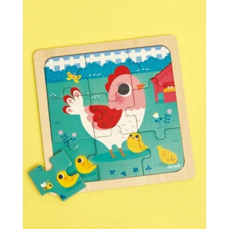 Puzzle la gallina Heriette de Janod
