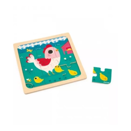 Puzzle la gallina Heriette de Janod