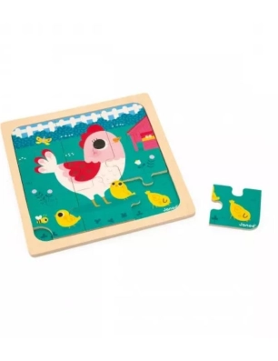 Puzzle la gallina Heriette de Janod