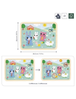 Puzzle en la granja de Janod