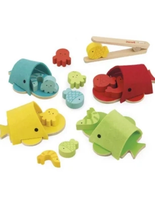 Clasifica colores con ballenas de Janod