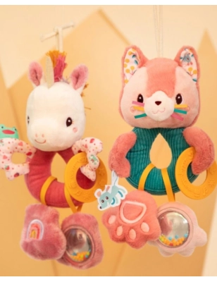 Lena el unicornio con anillas de Lilliputiens