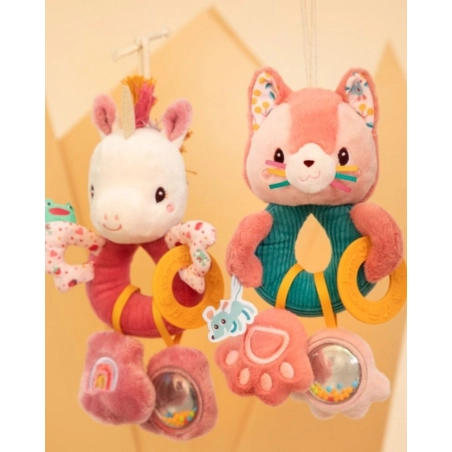 Lena el unicornio con anillas de Lilliputiens