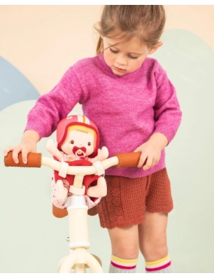Muñeca Lena y asiento bicicleta de Lilliputiens