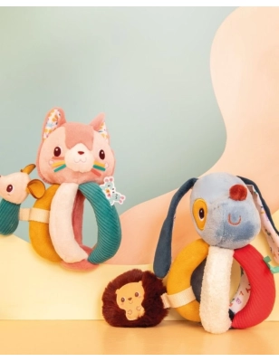 Sonajero con asas Jules el perro de Lilliputiens