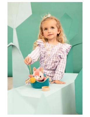 Jeanne el gato y su cesta de Lilliputiens