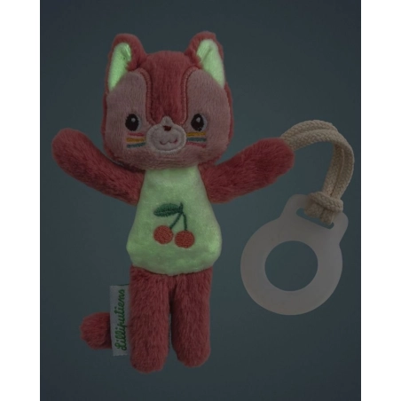 Sujeta chupete nocturno Jeanne el gato de Lilliputiens