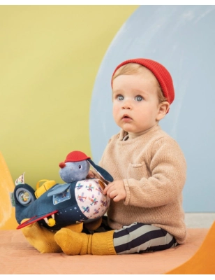 Avión de actividades Jules el perro de Lilliputiens