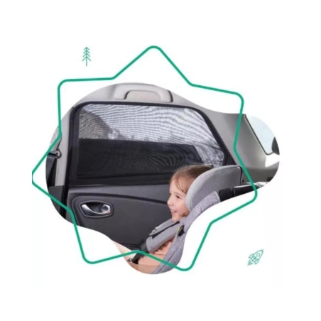 Pack 2 parasoles coche elásticos de Badabulle