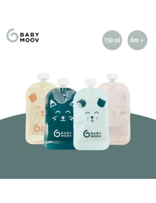 Pack 20 bolsas reutilizables comida de Babymoov