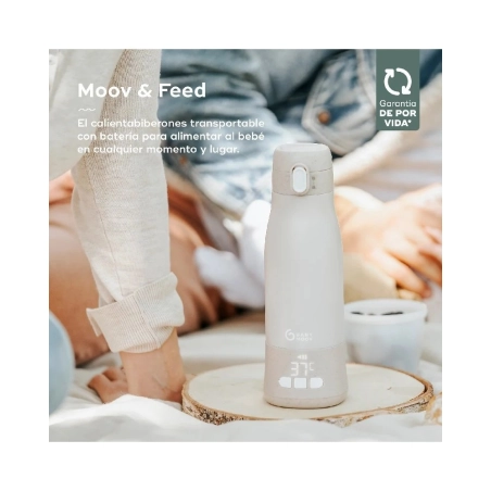 Calientabiberones portátil Moov & Feed de Babymoov