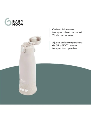 Calientabiberones portátil Moov & Feed de Babymoov