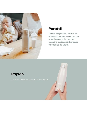 Calientabiberones portátil Moov & Feed de Babymoov
