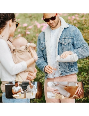 Calientabiberones portátil Moov & Feed de Babymoov