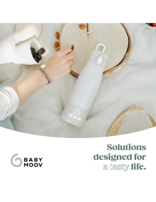 Calientabiberones portátil Moov & Feed de Babymoov