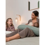 Cojín maternal lactancia Buddy de Moovoo Tetra Verde